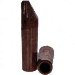 Tuffaloy - Spot Welder Tips For Use With: 4RW Electrode Holder Type: Straight Tip D Nose (Offset) - Exact Tooling