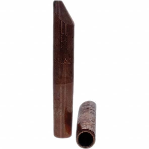 Tuffaloy - Spot Welder Tips For Use With: 4RW Electrode Holder Type: Straight Tip D Nose (Offset) - Exact Tooling