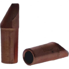 Tuffaloy - Spot Welder Tips For Use With: 4RW Electrode Holder Type: Straight Tip D Nose (Offset) - Exact Tooling