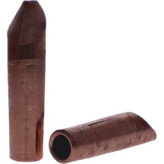 Tuffaloy - Spot Welder Tips For Use With: 4RW Electrode Holder Type: Straight Tip D Nose (Offset) - Exact Tooling