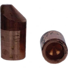 Tuffaloy - Spot Welder Tips For Use With: 5RW Electrode Holder Type: Straight Tip D Nose (Offset) - Exact Tooling