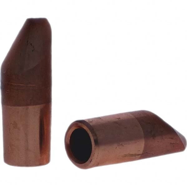 Tuffaloy - Spot Welder Tips For Use With: 5RW Electrode Holder Type: Straight Tip D Nose (Offset) - Exact Tooling