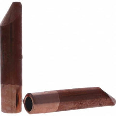 Tuffaloy - Spot Welder Tips For Use With: 6RW Electrode Holder Type: Straight Tip D Nose (Offset) - Exact Tooling