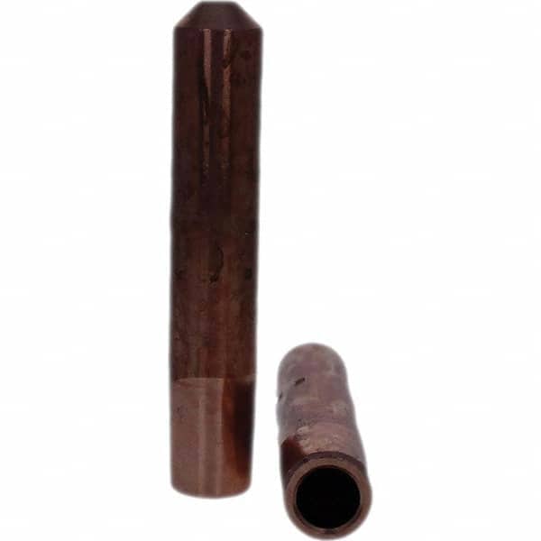 Tuffaloy - Spot Welder Tips For Use With: 6RW Electrode Holder Type: Straight Tip E Nose (Truncated) - Exact Tooling