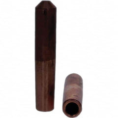 Tuffaloy - Spot Welder Tips For Use With: 4RW Electrode Holder Type: Straight Tip E Nose (Truncated) - Exact Tooling