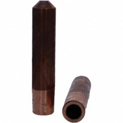 Tuffaloy - Spot Welder Tips For Use With: 7RW Electrode Holder Type: Straight Tip E Nose (Truncated) - Exact Tooling