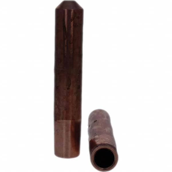 Tuffaloy - Spot Welder Tips For Use With: 4RW Electrode Holder Type: Straight Tip E Nose (Truncated) - Exact Tooling