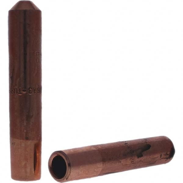 Tuffaloy - Spot Welder Tips For Use With: 5RW Electrode Holder Type: Straight Tip E Nose (Truncated) - Exact Tooling