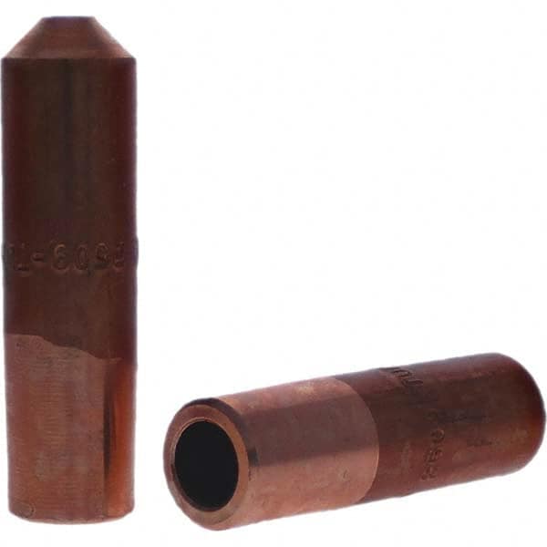 Tuffaloy - Spot Welder Tips For Use With: 6RW Electrode Holder Type: Straight Tip E Nose (Truncated) - Exact Tooling