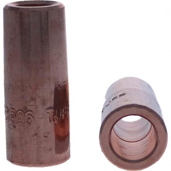 Tuffaloy - Spot Welder Tips For Use With: 5RW Electrode Holder Type: Straight Shank for 5RW Male Cap - Exact Tooling