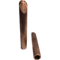 Tuffaloy - Spot Welder Tips For Use With: 5RW Electrode Holder Type: Straight Tip H Nose (Angled Offset) - Exact Tooling