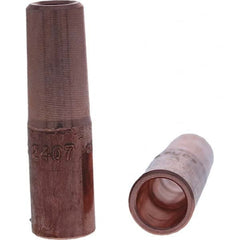 Tuffaloy - Spot Welder Tips For Use With: 4RW Electrode Holder Type: Straight Shank for 4RW Male Cap - Exact Tooling