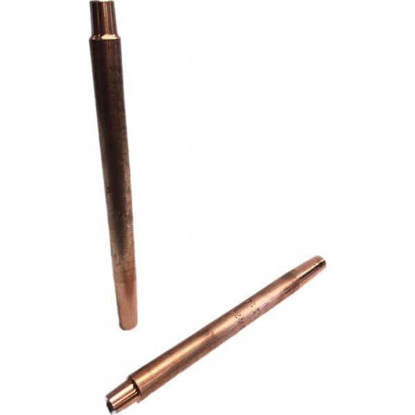 Tuffaloy - Spot Welder Tips For Use With: 4RW Electrode Holder Type: Straight Shank for 4RW Female Cap - Exact Tooling