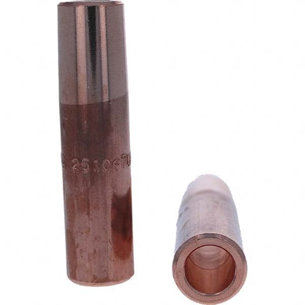 Tuffaloy - Spot Welder Tips For Use With: 5RW Electrode Holder Type: Straight Shank for 5RW Male Cap - Exact Tooling
