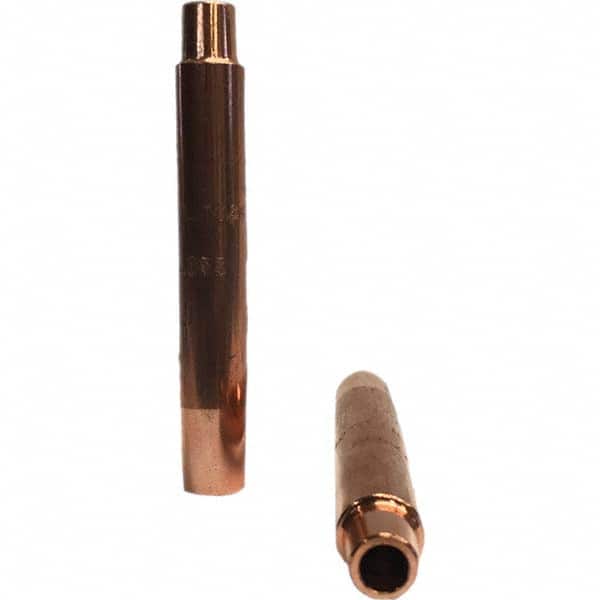 Tuffaloy - Spot Welder Tips For Use With: 4RW Electrode Holder Type: Straight Shank for 4RW Female Cap - Exact Tooling