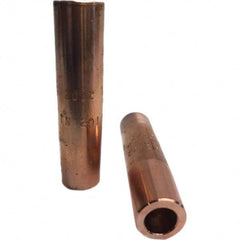 Tuffaloy - Spot Welder Tips For Use With: 6RW Electrode Holder Type: Straight Shank for 6RW Male Cap - Exact Tooling