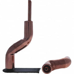 Tuffaloy - Spot Welder Tips For Use With: 4RW Electrode Holder Type: Bent Shank for 4RW Male Cap - Exact Tooling