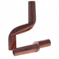 Tuffaloy - Spot Welder Tips For Use With: 4RW Electrode Holder Type: Bent Shank for 4RW Male Cap - Exact Tooling