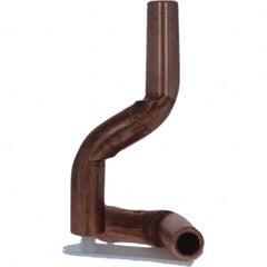 Tuffaloy - Spot Welder Tips For Use With: 4RW Electrode Holder Type: Bent Shank for 4RW Male Cap - Exact Tooling