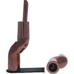 Tuffaloy - Spot Welder Tips For Use With: 5RW Electrode Holder Type: Bent Shank for 5RW Male Cap - Exact Tooling