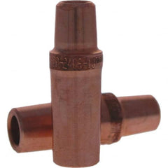 Tuffaloy - Spot Welder Tips For Use With: 4RW Electrode Holder Type: Straight Shank for 4RW Female Cap - Exact Tooling