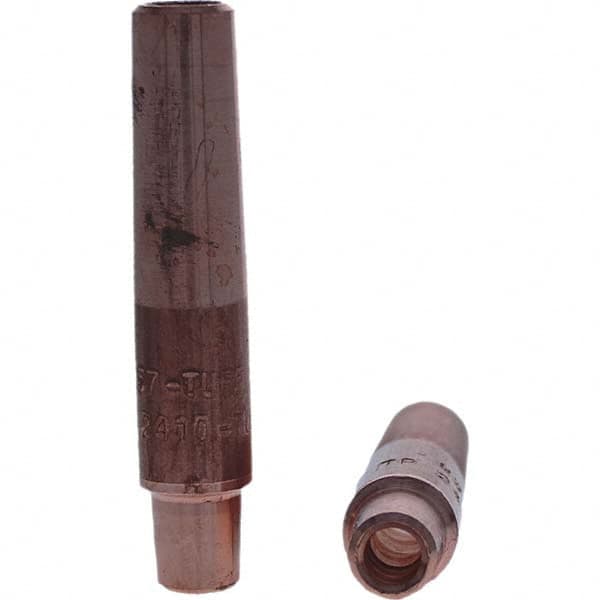 Tuffaloy - Spot Welder Tips For Use With: 4RW Electrode Holder Type: Straight Shank for 4RW Female Cap - Exact Tooling