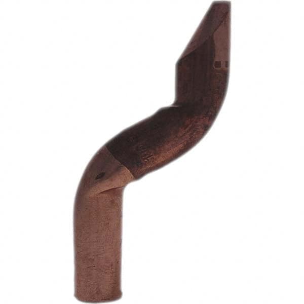 Tuffaloy - Spot Welder Tips For Use With: 4RW Electrode Holder Type: Double Bend Tip D Nose (Offset) - Exact Tooling