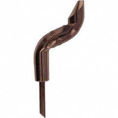 Tuffaloy - Spot Welder Tips For Use With: 4RW Electrode Holder Type: Double Bend Tip D Nose (Offset) - Exact Tooling