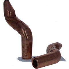 Tuffaloy - Spot Welder Tips For Use With: 4RW Electrode Holder Type: Double Bend Tip D Nose (Offset) - Exact Tooling