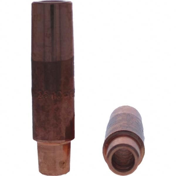 Tuffaloy - Spot Welder Tips For Use With: 5RW Electrode Holder Type: Straight Shank for 5RW Female Cap - Exact Tooling