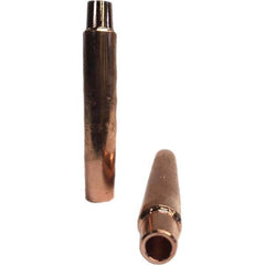 Tuffaloy - Spot Welder Tips For Use With: 5RW Electrode Holder Type: Straight Shank for 5RW Female Cap - Exact Tooling