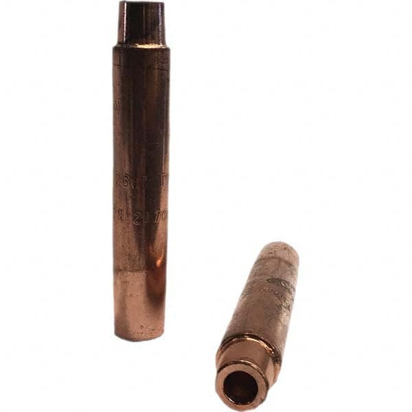 Tuffaloy - Spot Welder Tips For Use With: 6RW Electrode Holder Type: Straight Shank for 6RW Female Cap - Exact Tooling