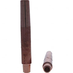 Tuffaloy - Spot Welder Tips For Use With: 4RW Electrode Holder Type: Straight Shank for 4RW Female Cap - Exact Tooling