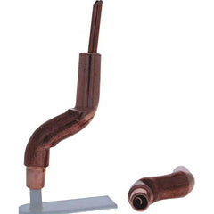 Tuffaloy - Spot Welder Tips For Use With: 4RW Electrode Holder Type: Bent Shank for 4RW Female Cap - Exact Tooling
