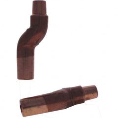 Tuffaloy - Spot Welder Tips For Use With: 5RW Electrode Holder Type: Bent Shank for 5RW Female Cap - Exact Tooling