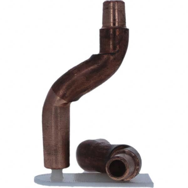 Tuffaloy - Spot Welder Tips For Use With: 5RW Electrode Holder Type: Bent Shank for 5RW Female Cap - Exact Tooling