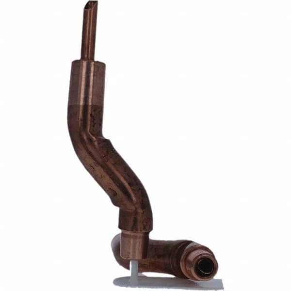 Tuffaloy - Spot Welder Tips For Use With: 5RW Electrode Holder Type: Bent Shank for 5RW Female Cap - Exact Tooling