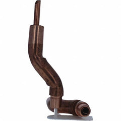 Tuffaloy - Spot Welder Tips For Use With: 5RW Electrode Holder Type: Bent Shank for 5RW Female Cap - Exact Tooling