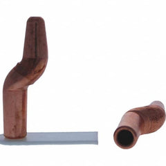 Tuffaloy - Spot Welder Tips For Use With: 4RW Electrode Holder Type: Double Bend Tip A Nose (Pointed) - Exact Tooling