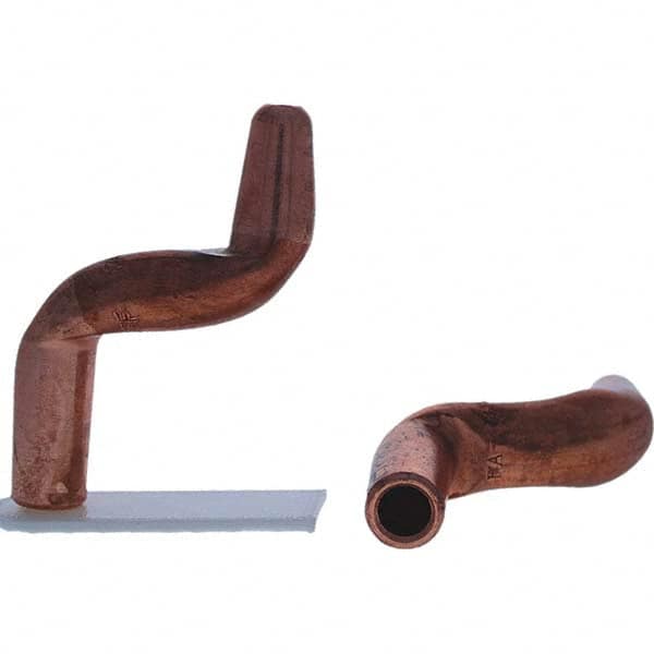 Tuffaloy - Spot Welder Tips For Use With: 4RW Electrode Holder Type: Double Bend Tip A Nose (Pointed) - Exact Tooling