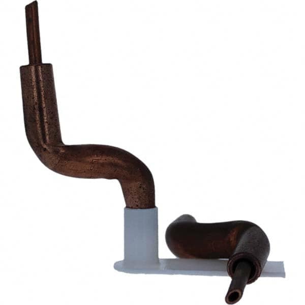 Tuffaloy - Spot Welder Tips For Use With: 4RW Electrode Holder Type: Double Bend Tip A Nose (Pointed) - Exact Tooling