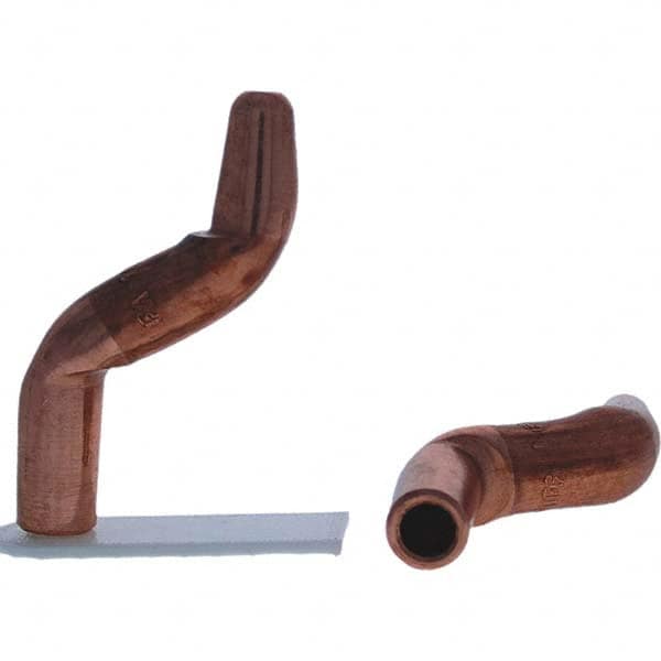 Tuffaloy - Spot Welder Tips For Use With: 4RW Electrode Holder Type: Double Bend Tip A Nose (Pointed) - Exact Tooling