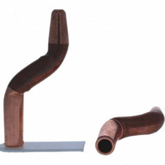 Tuffaloy - Spot Welder Tips For Use With: 4RW Electrode Holder Type: Double Bend Tip A Nose (Pointed) - Exact Tooling