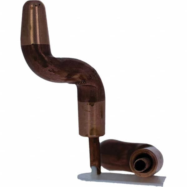 Tuffaloy - Spot Welder Tips For Use With: 5RW Electrode Holder Type: Double Bend Tip A Nose (Pointed) - Exact Tooling