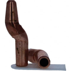 Tuffaloy - Spot Welder Tips For Use With: 4RW Electrode Holder Type: Double Bend Tip A Nose (Pointed) - Exact Tooling