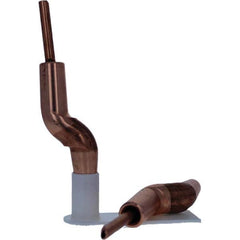 Tuffaloy - Spot Welder Tips For Use With: 4RW Electrode Holder Type: Double Bend Tip A Nose (Pointed) - Exact Tooling