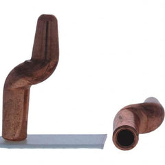 Tuffaloy - Spot Welder Tips For Use With: 4RW Electrode Holder Type: Double Bend Tip A Nose (Pointed) - Exact Tooling