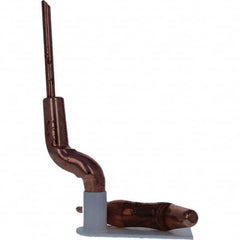 Tuffaloy - Spot Welder Tips For Use With: 4RW Electrode Holder Type: Double Bend Tip A Nose (Pointed) - Exact Tooling
