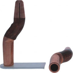 Tuffaloy - Spot Welder Tips For Use With: 4RW Electrode Holder Type: Double Bend Tip A Nose (Pointed) - Exact Tooling