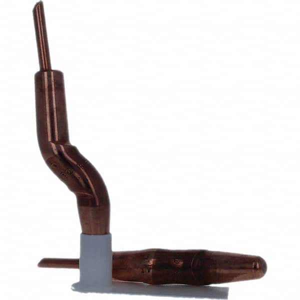 Tuffaloy - Spot Welder Tips For Use With: 4RW Electrode Holder Type: Double Bend Tip A Nose (Pointed) - Exact Tooling